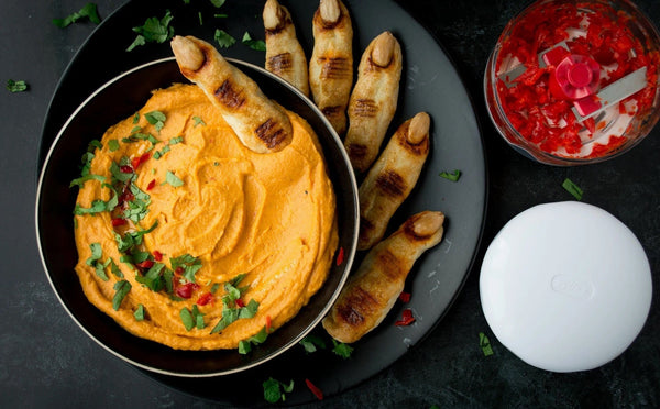 Spooky & Spicy Halloween Butternut Squash Dip