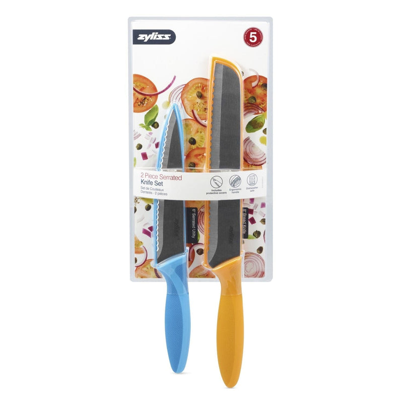 Zyliss 2 Piece Serrated Knife Value Set