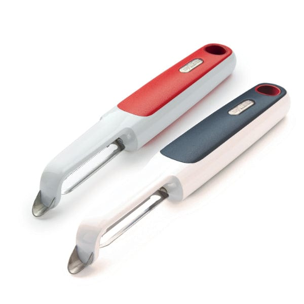 Zyliss 2 Piece Smooth Glide Swivel and Soft Skin Peeler Value Set