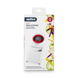 Zyliss 4 in 1 Slicer and Grater - Vegetable Cutter, Adjustable and Collapsible with Non-Slip Grip