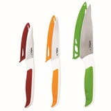 Zyliss Comfort Cutting Board and 3 Piece Knife Set