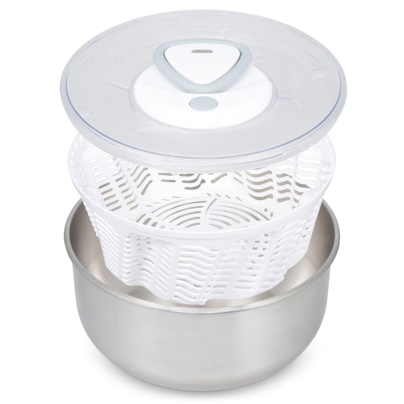 Zyliss Easy Spin 2 Stainless Steel Salad Spinner