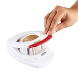 Zyliss Egg Cutter - Non Slip, Egg Slicer and Wedger with Built in Shell Piercer