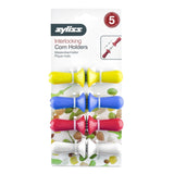Zyliss Interlocking Corn Holders, Assorted Colors (4 Pairs)