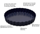 Zyliss Nonstick Tart Pan with Removable Base 10 inch