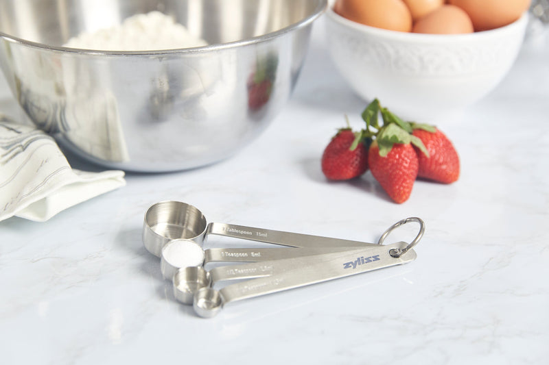 Zyliss Stainless Steel Measuring Spoons, Set of 4