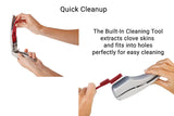 Zyliss Susi 3 Garlic Press - With Built in Cleaner - Crusher, Mincer and Peeler, Cast Aluminum