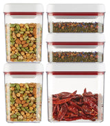 Zyliss Twist and Seal 5 piece Dry Storage Container Set - Discontinued